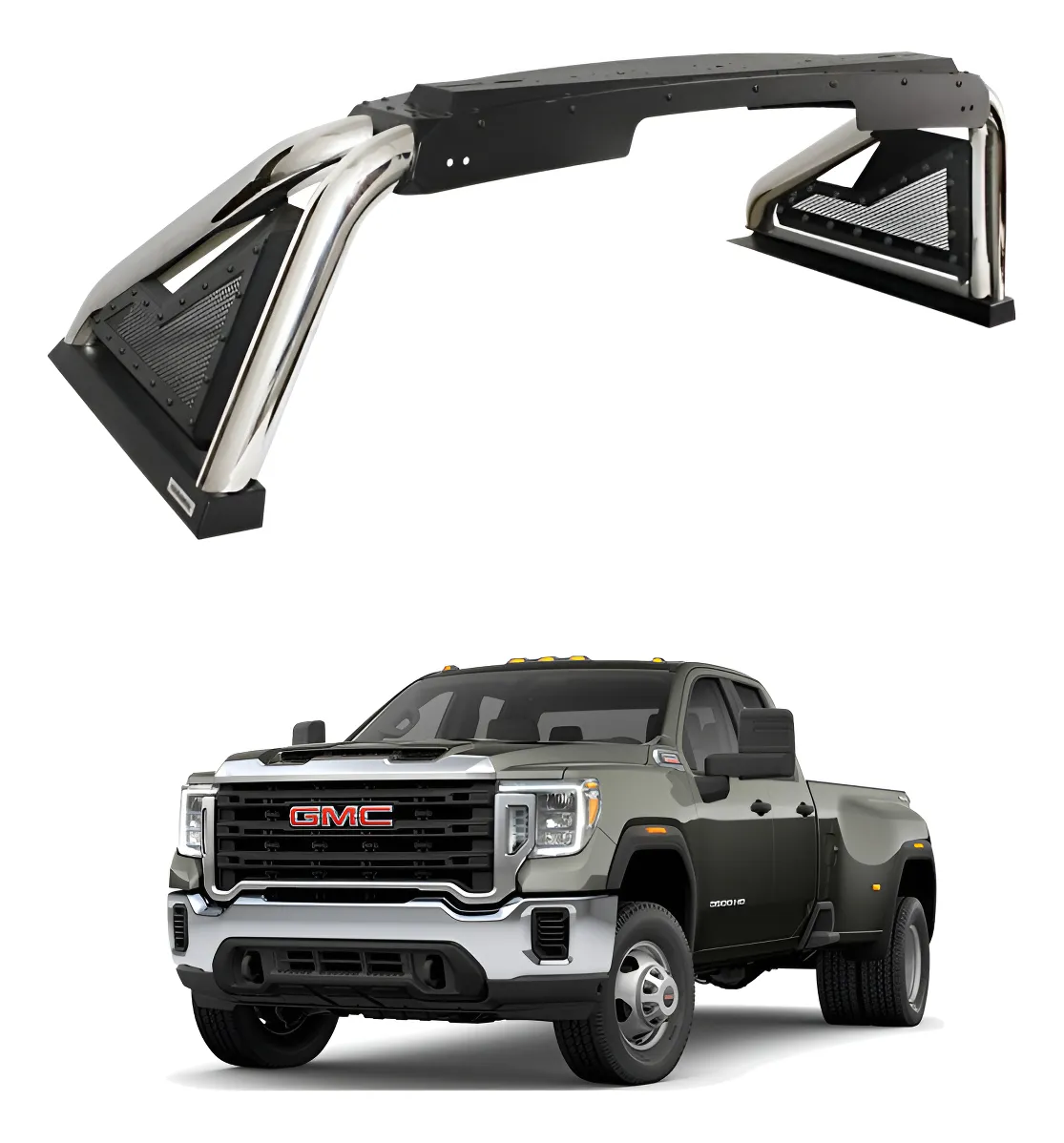 Roll Bar 2.0 Inox. Silverado / Sierra 2500-3500 2020 - 2022 - Image 1