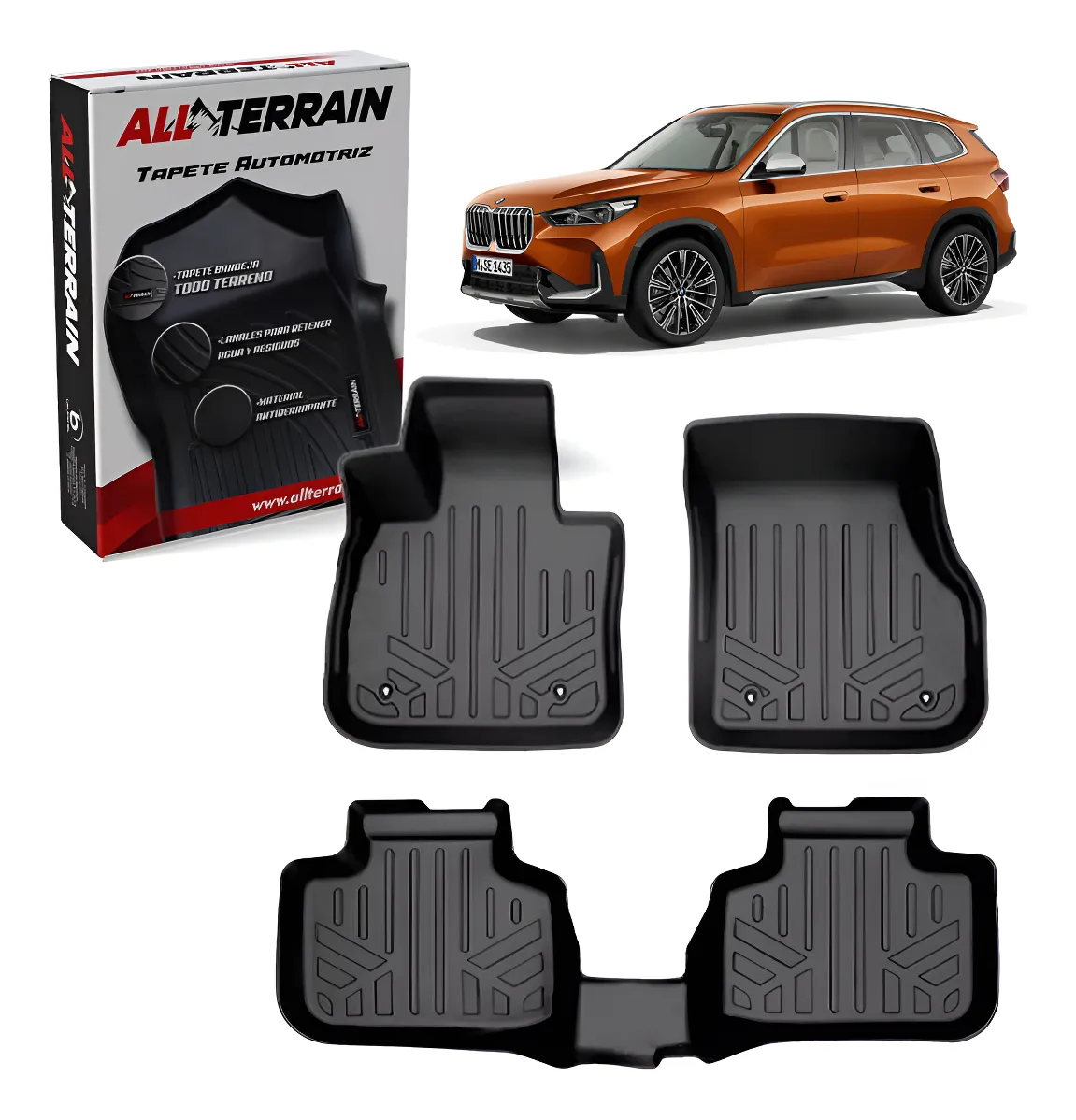 Juego De Tapetes All Terrain Para Para Bmw X1 2016 2022 - Image 1