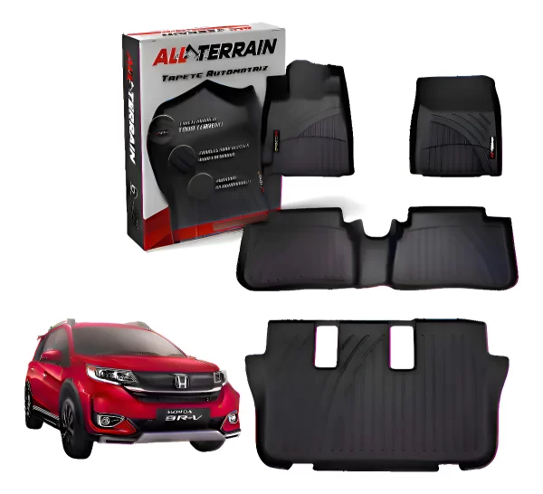 Juego De Tapetes All Terrain Para Honda Br-v 2016 Al 2022