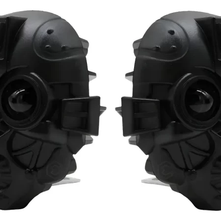 Par De Faros Redondo Bicolor Cara Transformer 12-24 Vv