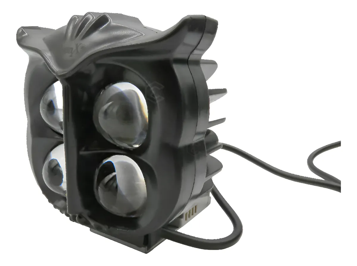 Faro Buho 4 Led Bicolor C/funciones Y Ojo De Diablo - Image 1