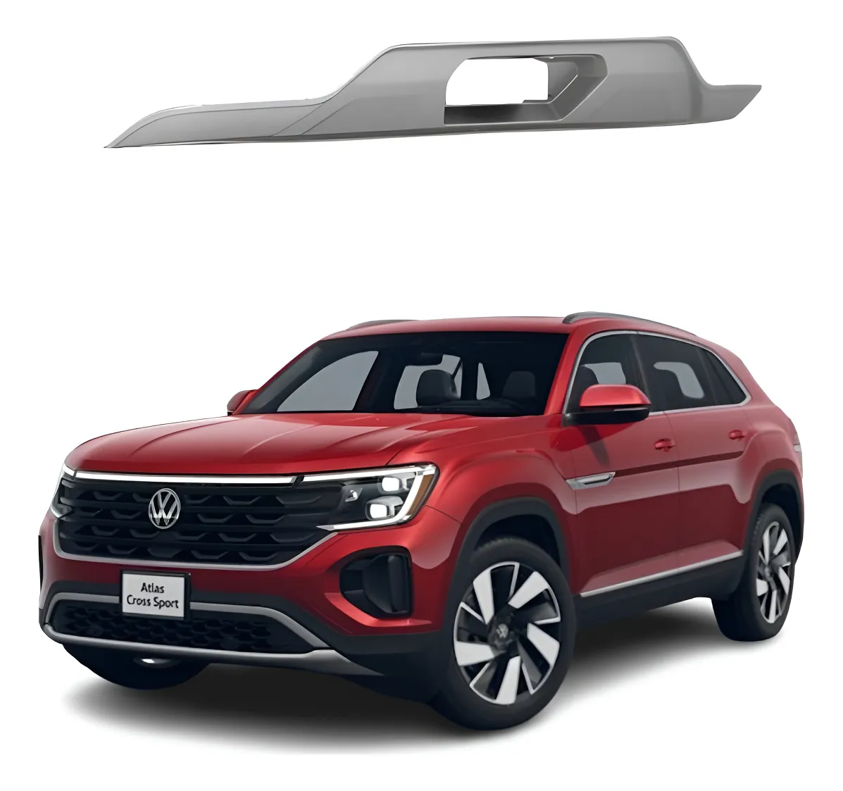 Skid Plate Trasero Vw Cross Sport 2024 2025 - Image 1