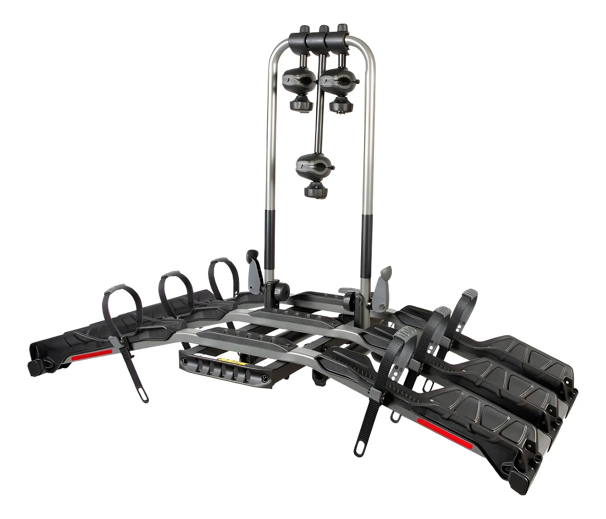 Rack Portabicicletas De Tirón T9 Para 3 Bicis. Color Negro - Image 1