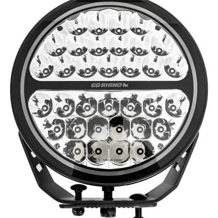 Faros Led Maxround 9  Gr Blackout Series 1 Pieza Spot