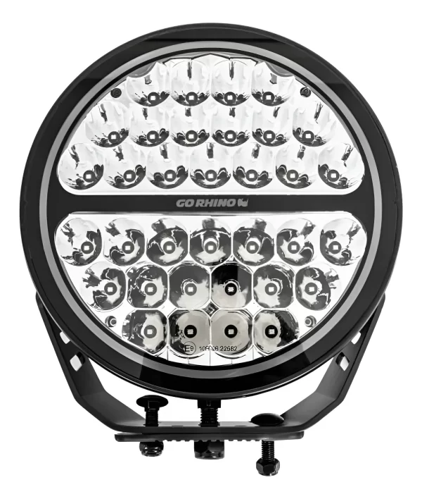 Faros Led Maxround 9  Gr Blackout Series 1 Pieza Spot