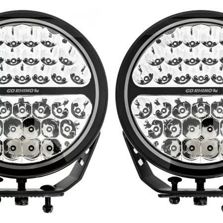 Faros Led Maxround 9  Gr Blackout Series 1 Par Spot