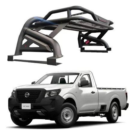 Roll Bar Con Canastilla Y Luz Stop Np300/frontier 2005 2024