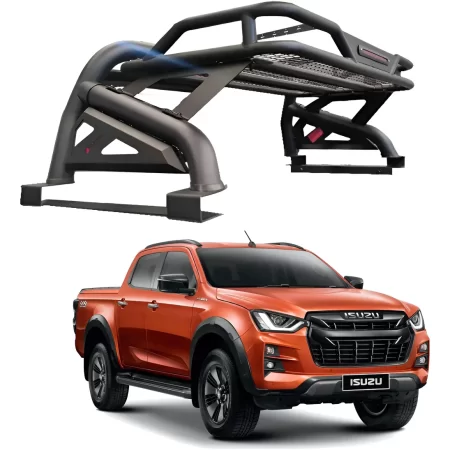 Roll Bar Con Canastilla Y Luz Stop S10/d-max 2008 - 2023