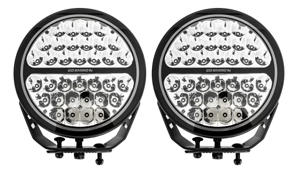 Faro De Luz Led Maxround 9  Gr Blackout Series 1 Par Driving