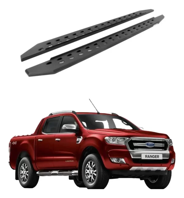 Estribos Rb20 Ford Ranger 2016 - 2022 Dob Cab Go Rhino Slim