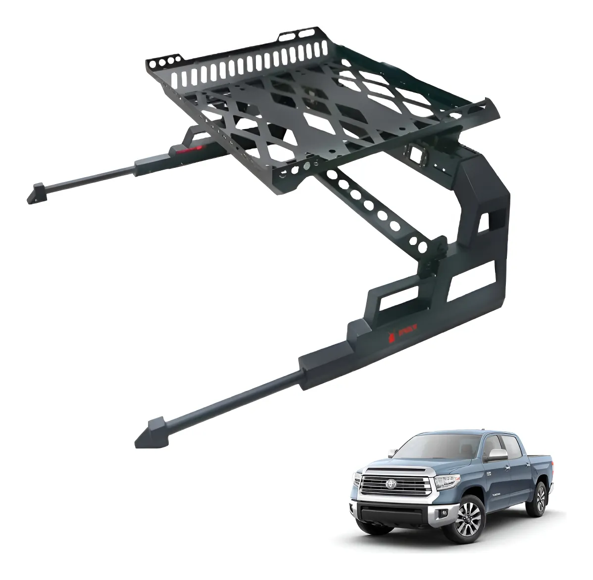 Roll Bar C/ Canastilla Y Pasamanos Para Tundra 2010 - 2020 - Image 1