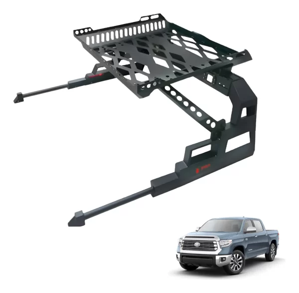 Roll Bar C/ Canastilla Y Pasamanos Para Tundra 2010 - 2020