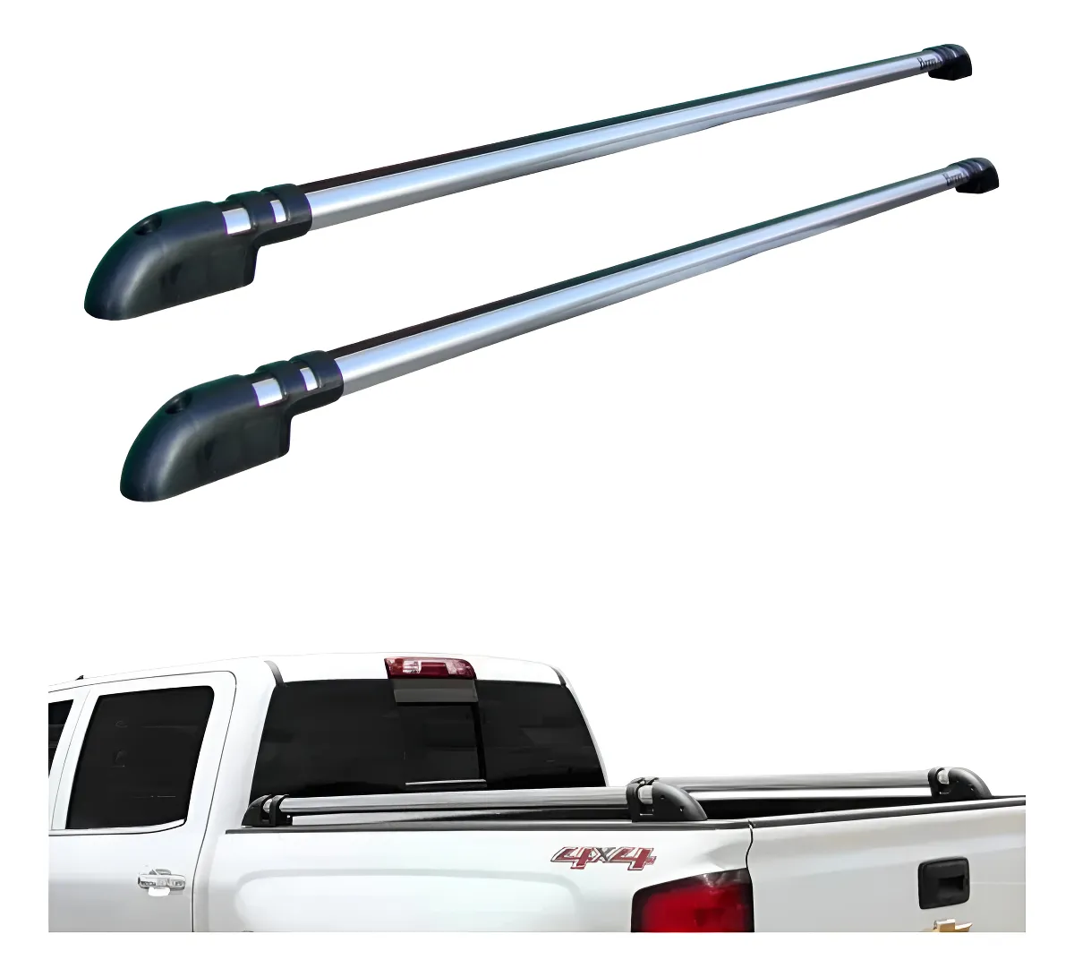 Barras Pasamanos Bronx Para Frontier Pick Up Aluminio 140 Cm - Image 1