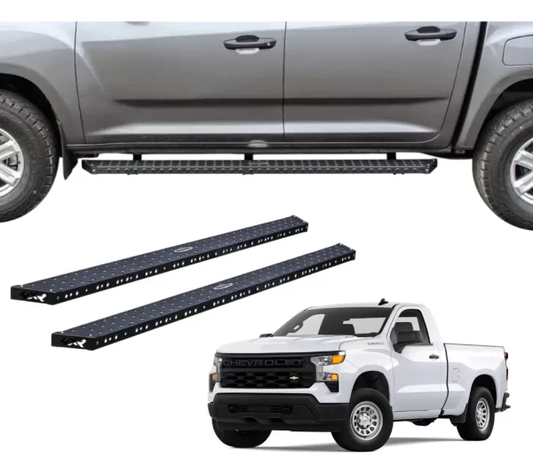 Estribos Bronx 4xr Para Chevrolet Heavy Duty 3 Ton 2001-2010