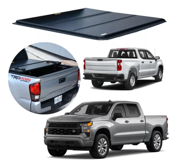 Tapa Cubre Batea 3 Secciones Chevrolet Silverado 2014 - 2024