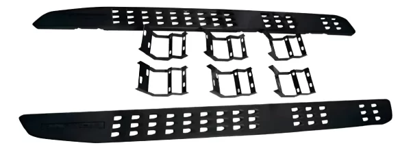 Estribos Negros F-150 Lobo Thermor Platinium 2015 2025