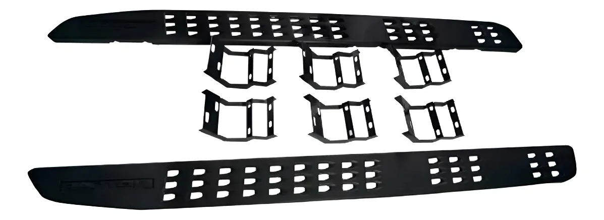 Estribos Negros F-150 Lobo Thermor Platinium 2015 2025 - Image 1