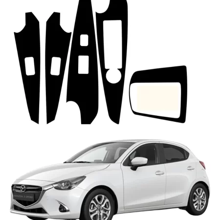 Calcomanía Kit Sticker Bl Para Mazda 2 Negro Piano 2018-2021