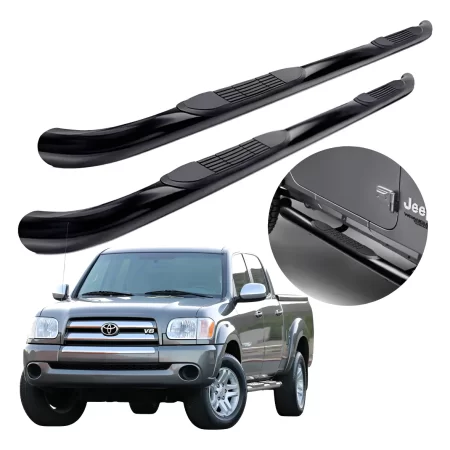 Estribos Redondos Toyota Tundra 1999 - 2006  Dob Cab Negros