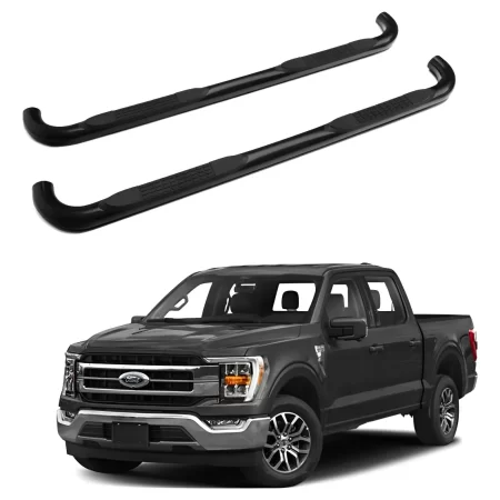 Estribos Tubulares Ford F150 2015 - 2025 Doble Cabina Negros