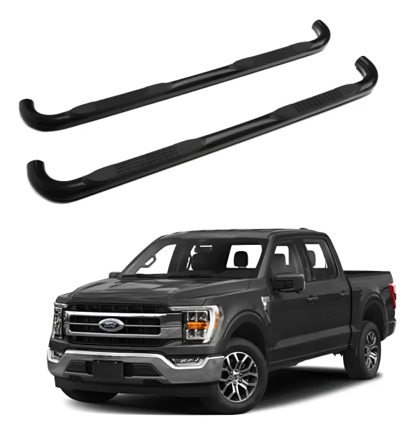 Estribos Tubulares Ford F150 2015 - 2025 Doble Cabina Negros