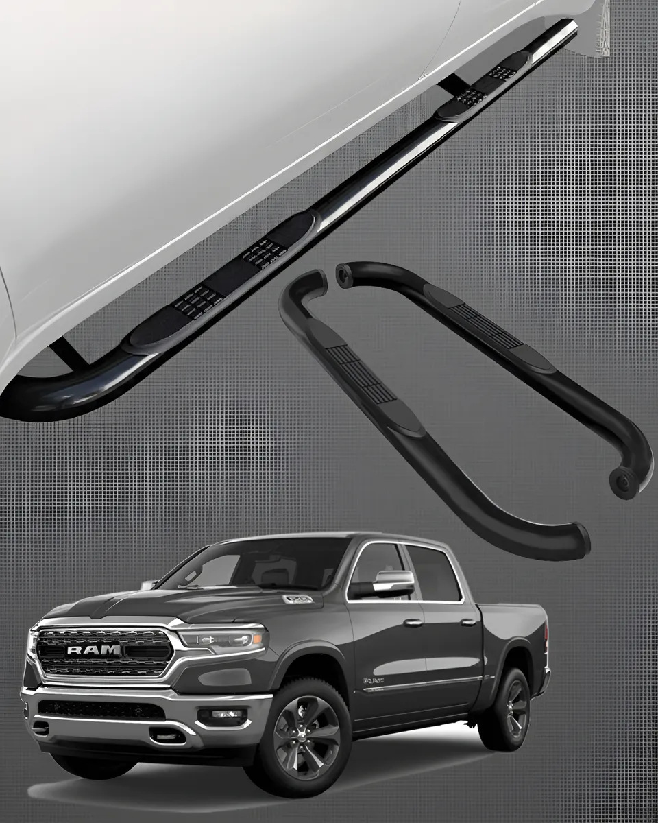 Estribo Tubulares Para Ram 1500 Limited 2019 - 2023  Negros - Image 1