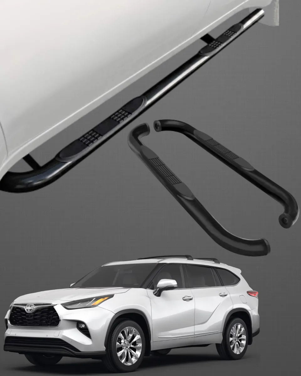 Estribos Tubulares Toyota Highlander Hibrido 2020 - 2023 - Image 1