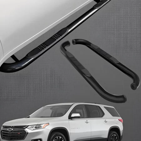 Estribos Tubulares P/ Chevrolet Traverse 2018 - 2021 Negros