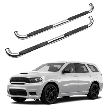 Estribos Redondos Dodge Durango 2011 - 2020 Acero Inoxidable