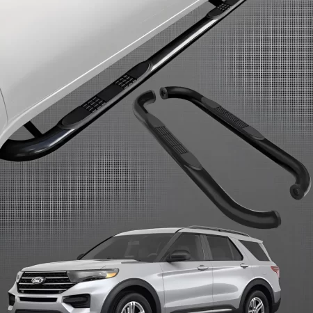Estribos Redondos Ford Explorer 2020 - 2022 Suv Negros