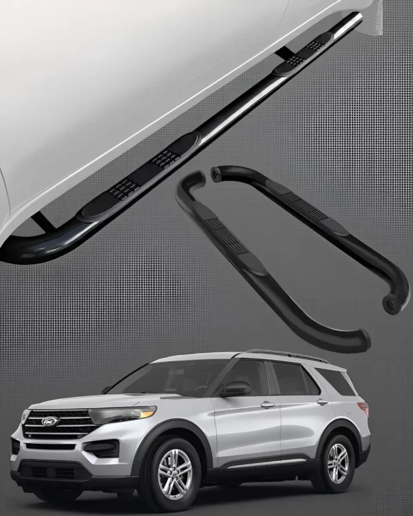 Estribos Redondos Ford Explorer 2020 - 2022 Suv Negros
