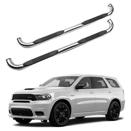 Estribos Redondos Dodge Durango 2011 - 2020 Acero Inoxidable