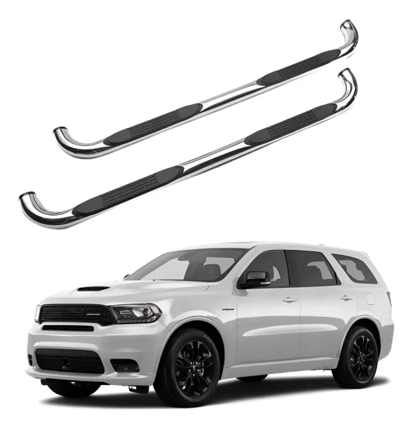 Estribos Redondos Dodge Durango 2011 - 2020 Acero Inoxidable