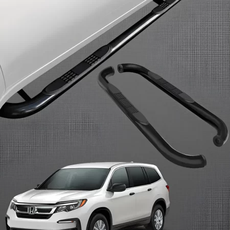 Estribos Tubulares Para Honda Pilot 2016 - 2021 Suv Negros