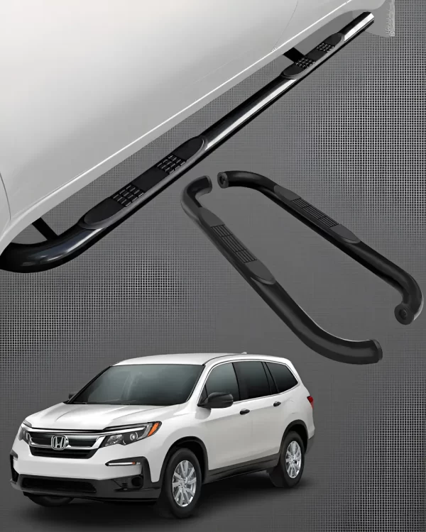 Estribos Tubulares Para Honda Pilot 2016 - 2021 Suv Negros