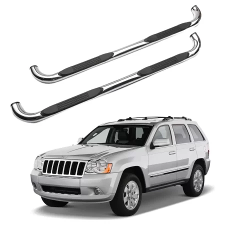 Estribos Redondos Jeep Grand Cherokee Suv 2005 - 2010 Inox