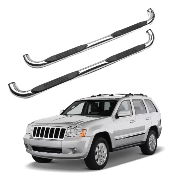 Estribos Redondos Jeep Grand Cherokee Suv 2005 - 2010 Inox
