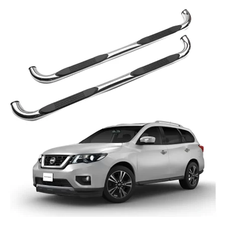 Estribos Redondos Nissan Pathfinder 2013 - 2020 Acero Inox
