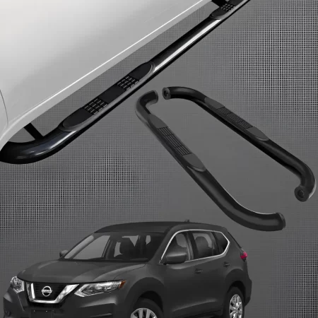 Estribos Tubulares Para Nissan Rogue 2014 - 2021 Suv Negros