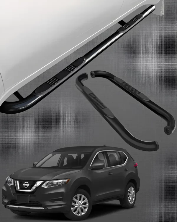 Estribos Tubulares Para Nissan Rogue 2014 - 2021 Suv Negros