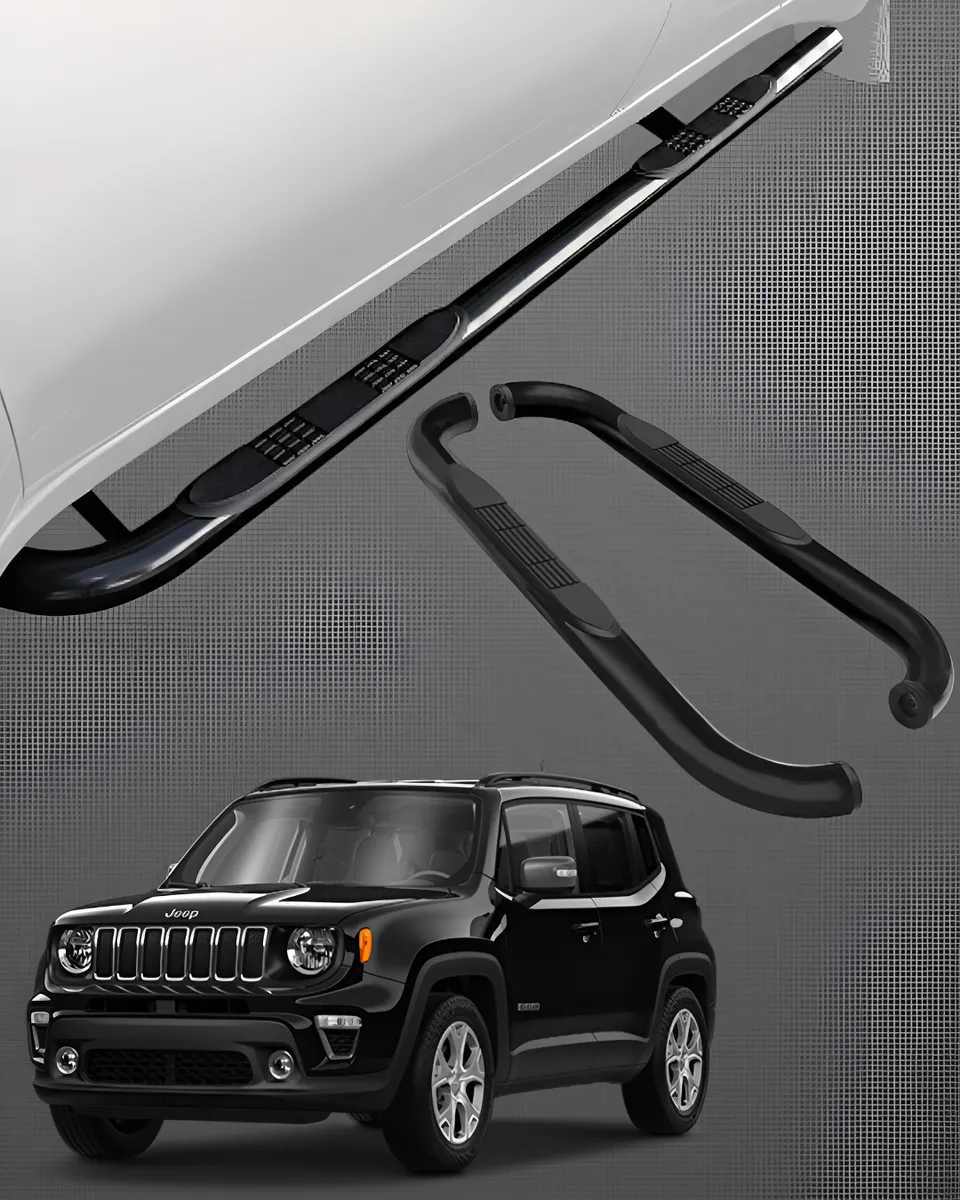 Estribos Tubulares Para Jeep Renegade 2015 - 2021 Negros - Image 1