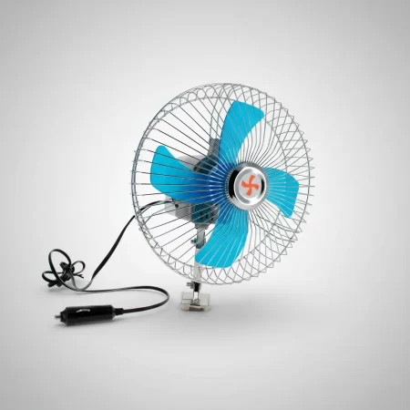 Ventilador Para Autos Bronx 6in 12v Rejilla Blanca