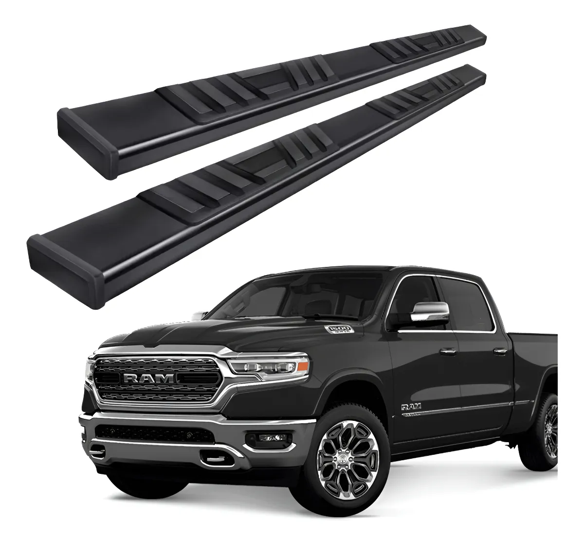 Estribos Serie 300 Negros Ram 1500 Limited 2019 - 2022 - Image 1