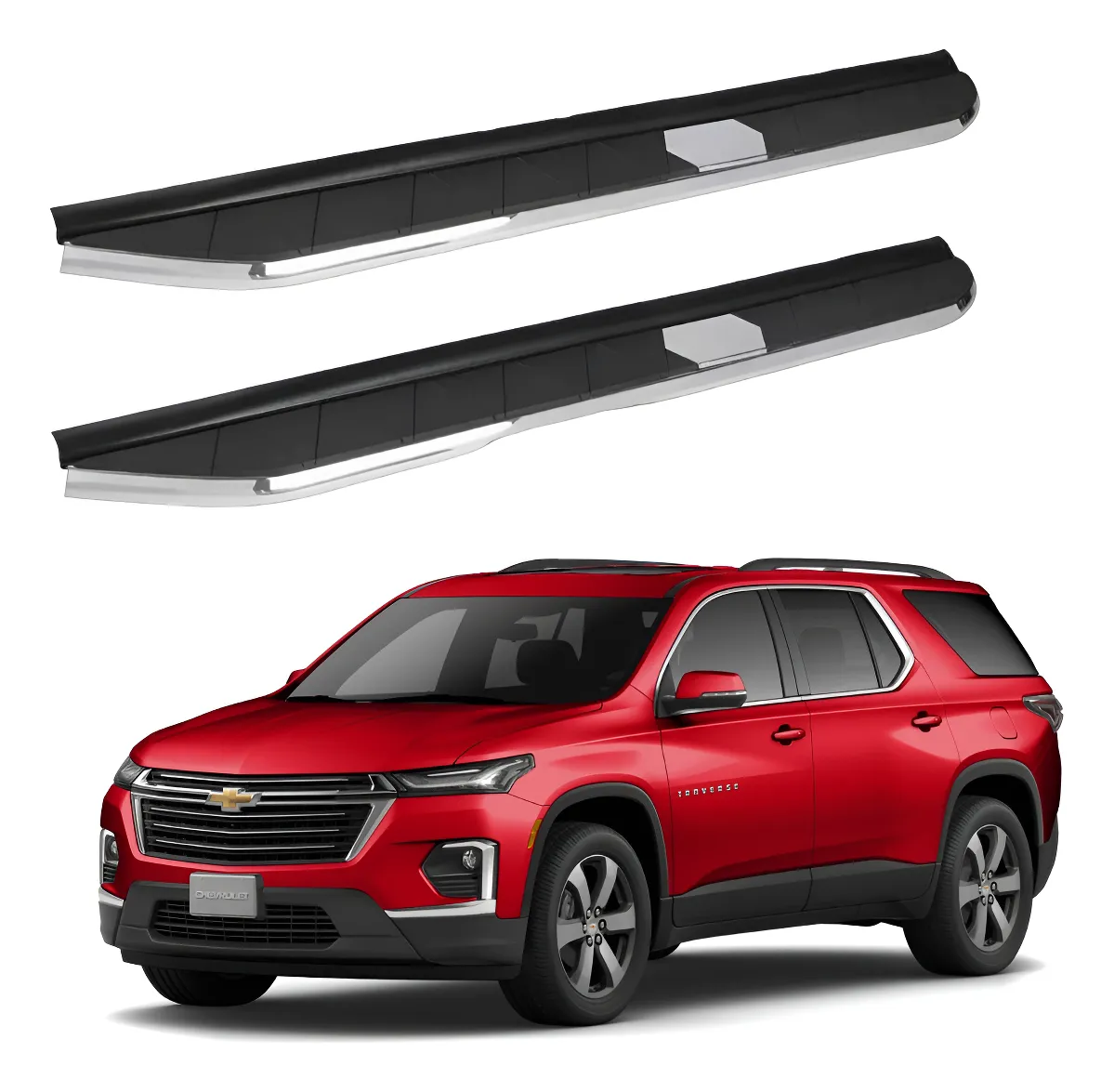 Estribos Elite Negros Chevrolet Traverse 2018 - 2020 Suv - Image 1