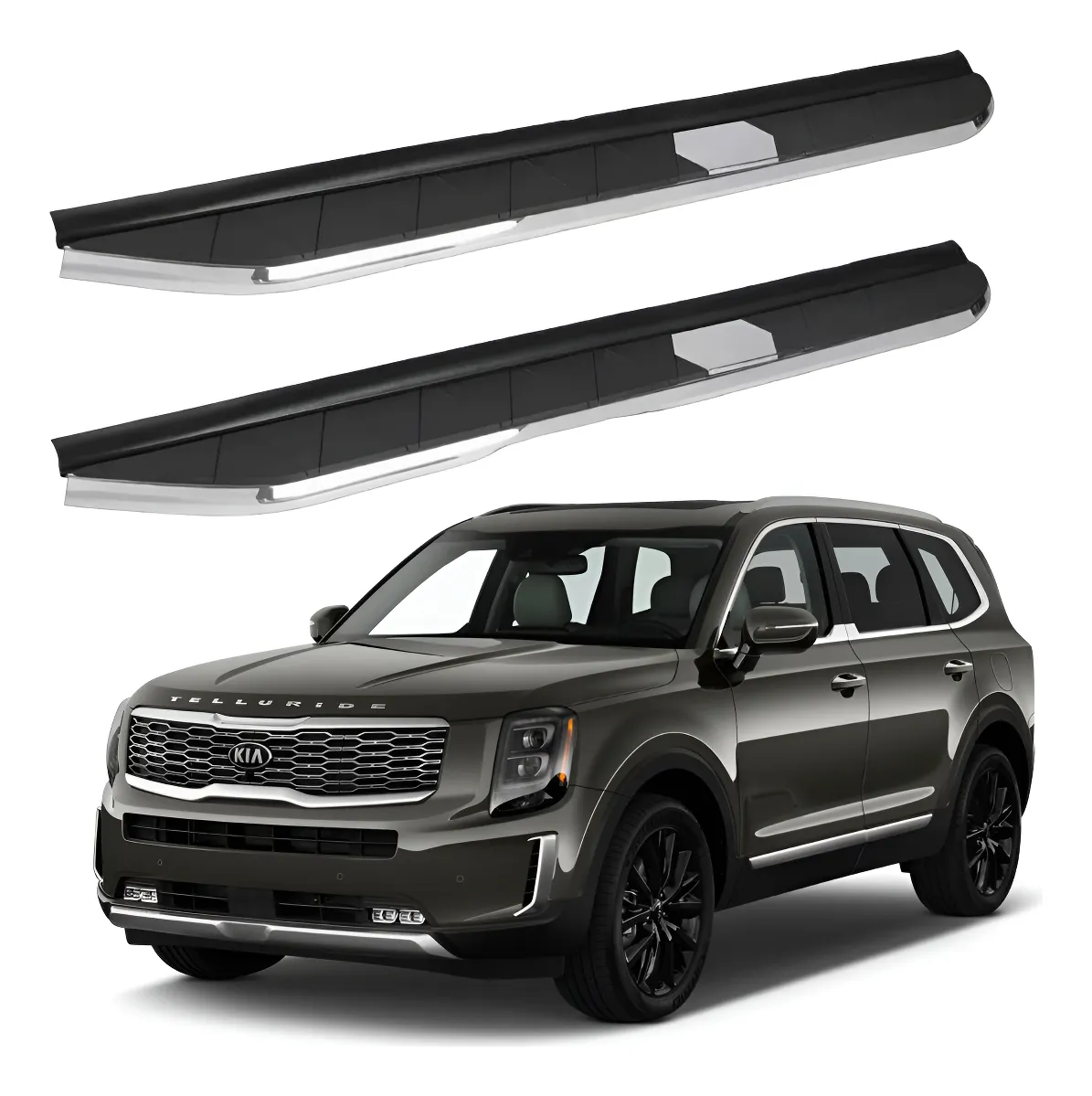 Estribos Elite Negros Kia Telluride 2020 - 2022 Suv - Image 1