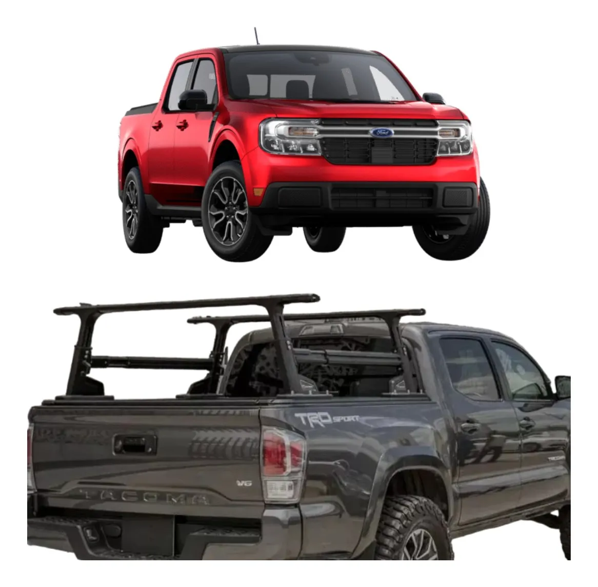 Barras Portaequipaje Rack De Carga Ford Maverick 2022 - 2023 - Image 1