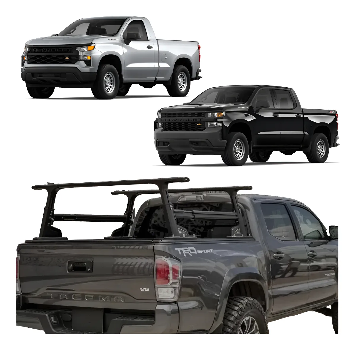 Barras Portaequipaje Rack De Carga Chevrolet Silverado - Image 1