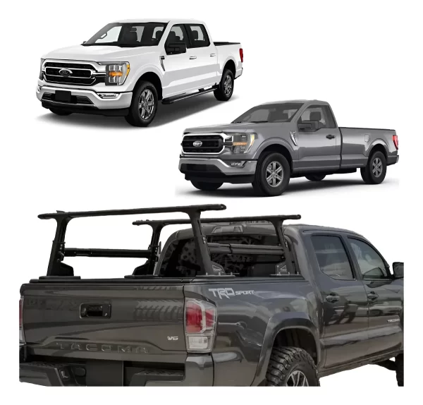 Barras Portaequipaje Rack Carga Ford F150 Lobo 2015 - 2023