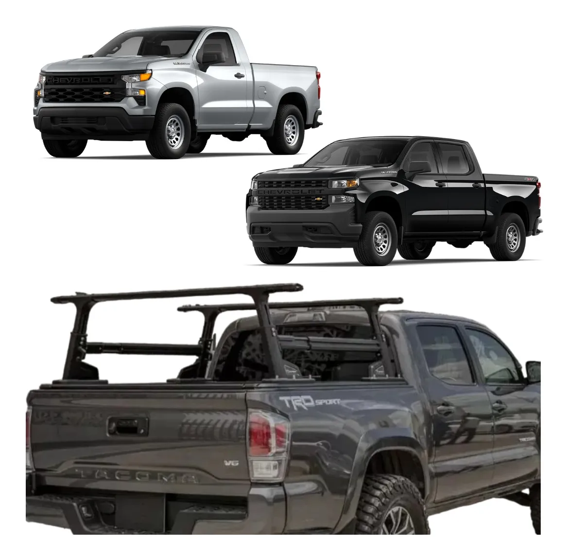 Barras Portaequipaje Rack De Carga Chevrolet Silverado - Image 1