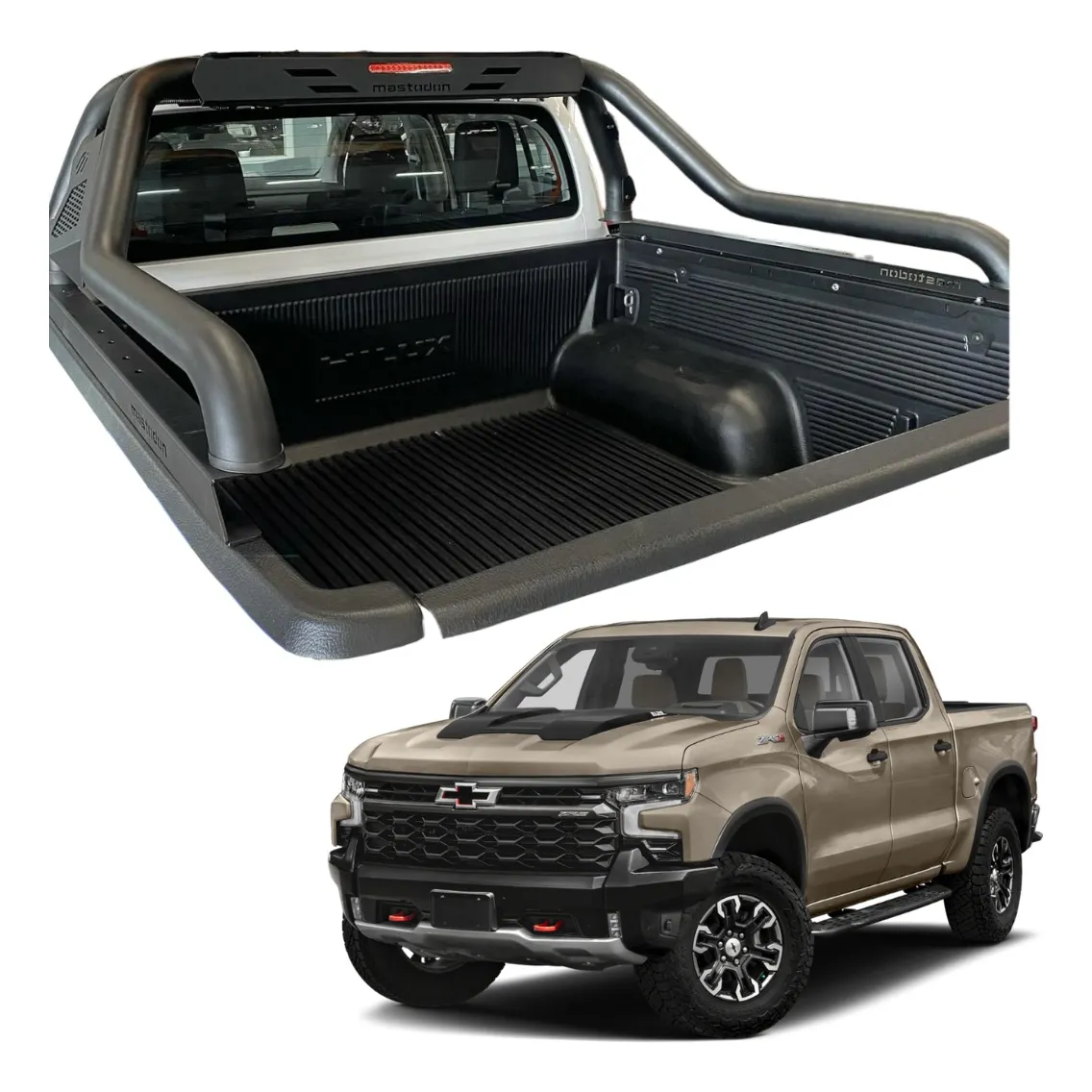 Roll Bar Rage Pasamanos Chevrolet Silverado 2019 - 2023 - Image 1